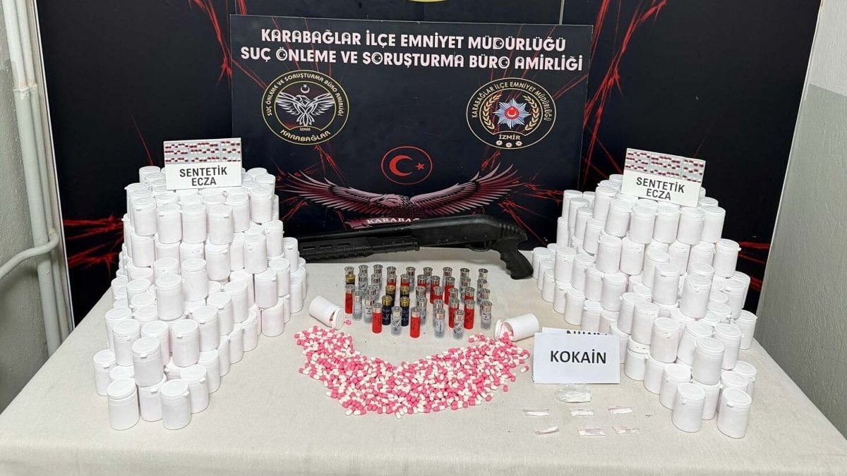 İzmir’de uyuşturucu operasyonu: 1 gözaltı