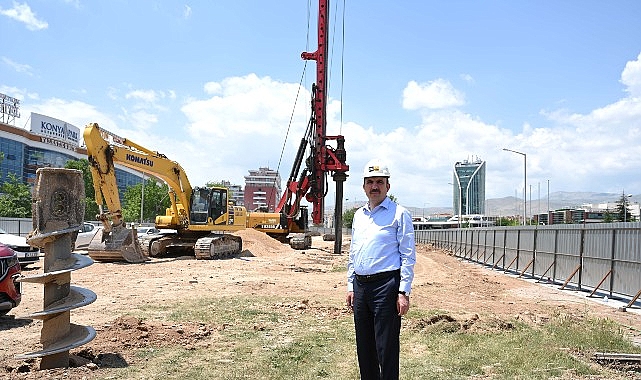 Başkan Altay: "Konya Tarihine Geçecek Altyapı Yatırımlarımız Kesintisiz Bir Şekilde Devam Ediyor"