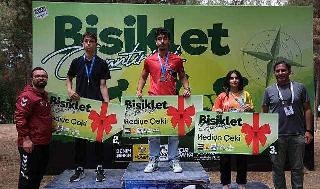 Konya Büyükşehir'in Bisiklet ve Aile Oryantiring Etkinlikleri Büyük Heyecana Sahne Oldu