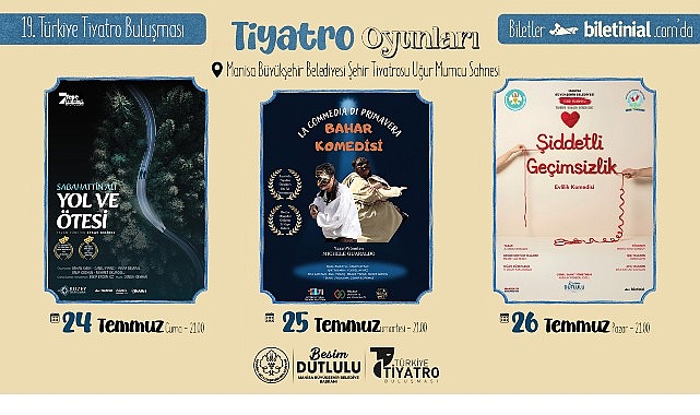 Manisa, 19. Türkiye Tiyatro Buluşması'na Ev Sahipliği Yapacak