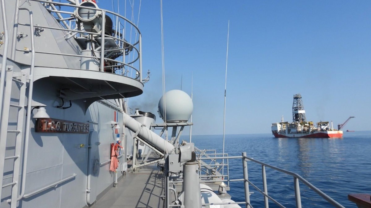 MSB'den Mavi Vatan'da tam koruma: TCG Turgutreis, Yavuz ve Abdülhamid Han'ın yanında