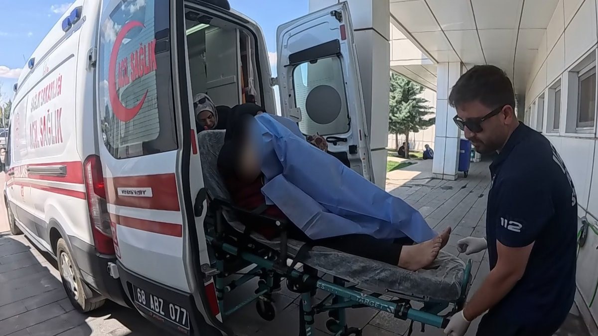 Aksaray'da sokaktaki kavgada ateşlenen tüfek, bahçede oturan kadına isabet etti