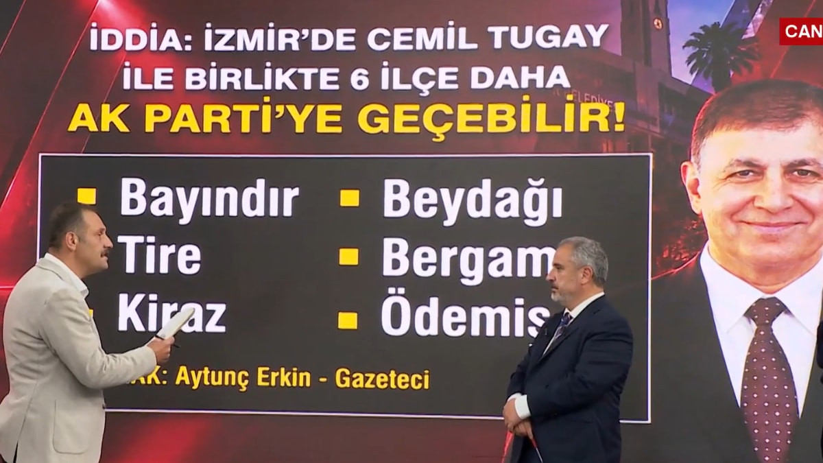 Canlı yayın kulisi: İzmir'de 6 ilçe daha AK Parti'ye geçebilir