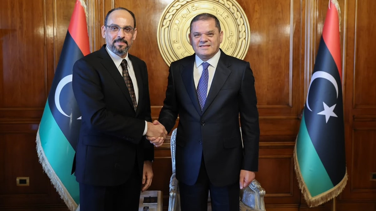 MİT Başkanı İbrahim Kalın, Abdulhamid Dibeybe ile Libya’nın birliğini görüştü