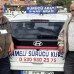 70 yaşında hem araba hem motosiklet ehliyeti aldı