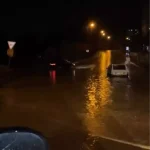 Adana’da Sağanak, Yolları Su Bastı