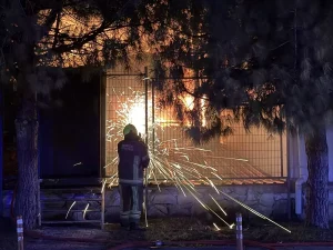 Bursa’da Fabrikada Yangın