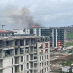 Çanakkale’de 9 Katlı Binada Yangın