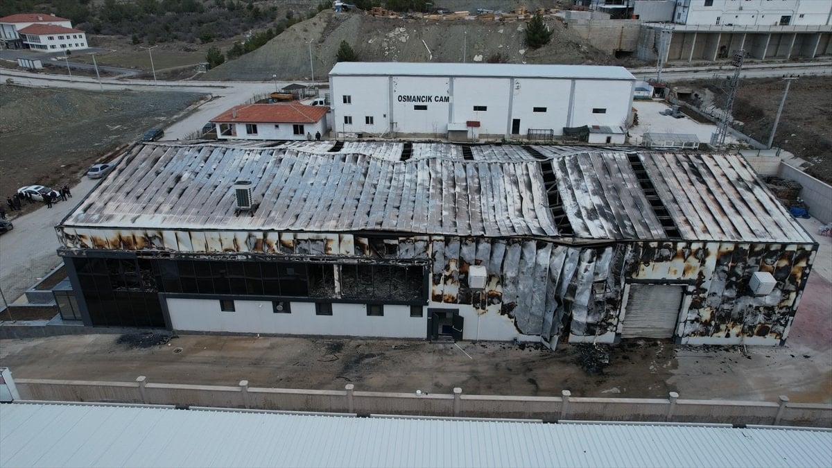 Çorum’da lavaş fabrikasında yangın