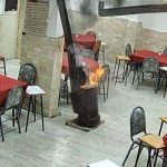 Denizli’de sobaya dökülen kolonya ortalığı savaş alanına çevirdi