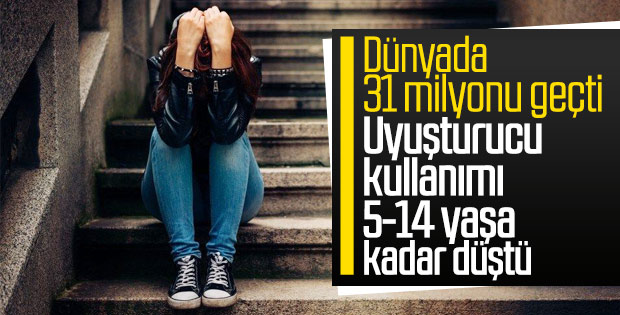 Dünyada 31 milyondan fazla uyuşturucu bağımlısı var