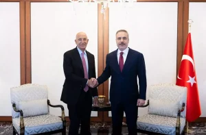 Hakan Fidan, Tom Barrack’ı Kabul Etti