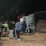 İnegöl’de Tır Devrildi: Sürücü Hayatını Kaybetti