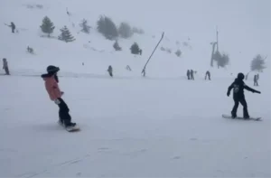 Kartalkaya’da Kayak Keyfi