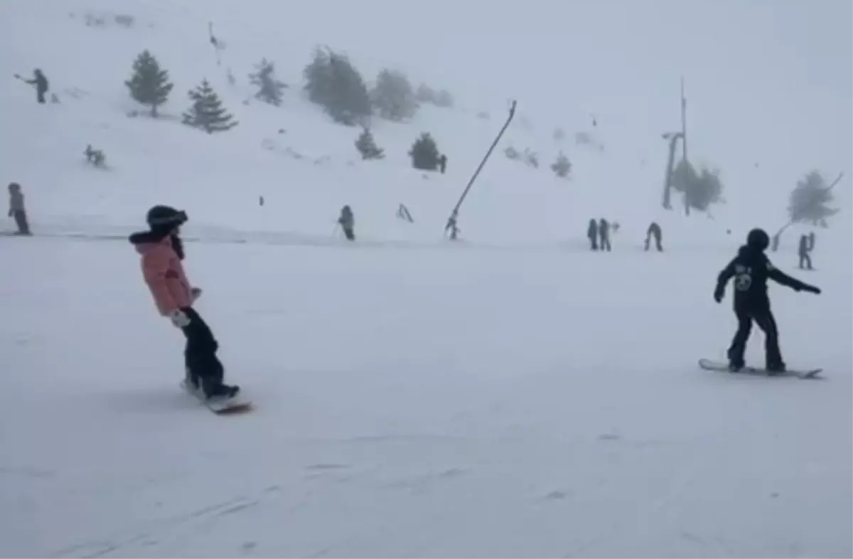 Kartalkaya’da Kayak Keyfi