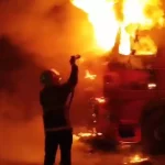 Şanlıurfa’da TIR Yangını