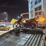 Tokat’ta Kasksız ve Plakasız Motosiklet Ceza