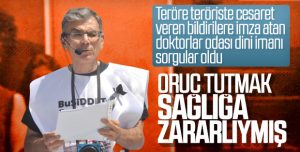 TTB üyesi orucun yararı olmadığını iddia etti