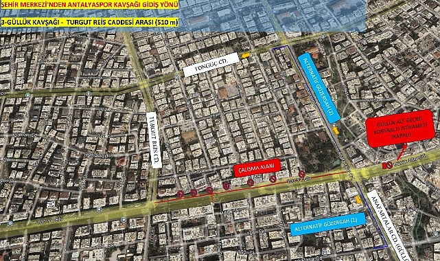 100. Yıl Bulvarı’nda 15 Şubat Pazar günü kısmi kapatma uygulanacak