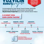 500 Bin Sosyal Konut Projesi Kura Takvimi Açıklandı