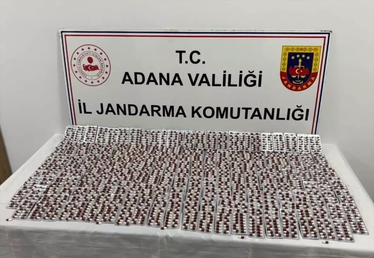 Adana’da Uyuşturucu Operasyonu: 5 Bin Hap Ele Geçirildi