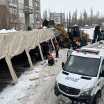 Ağrı’da Garaj Çöktü: 3 Araç Hasar Gördü
