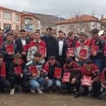 Akharım’da Asker Uğurlama Töreni