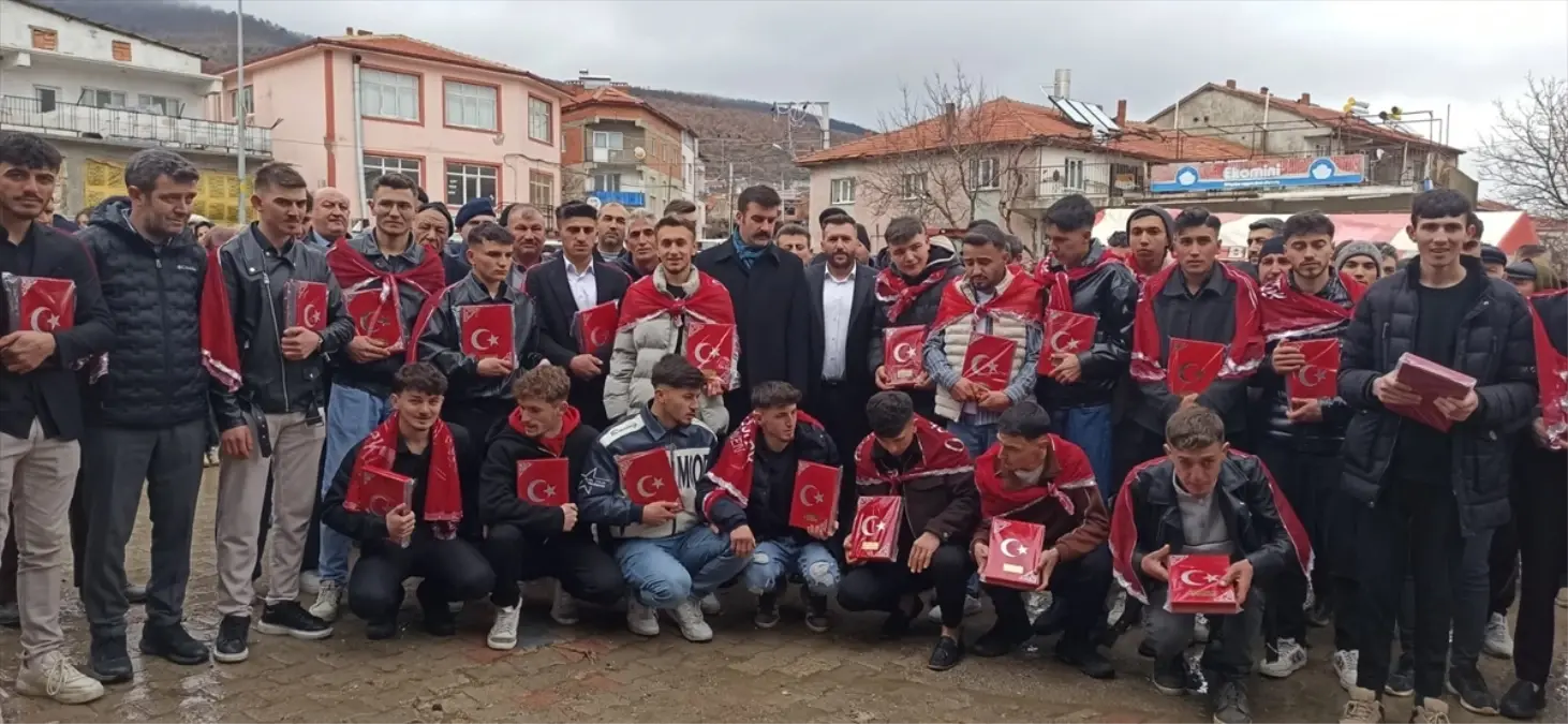 Akharım’da Asker Uğurlama Töreni