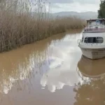 Akyaka’da Denizde Kahverengi Su Alarmı