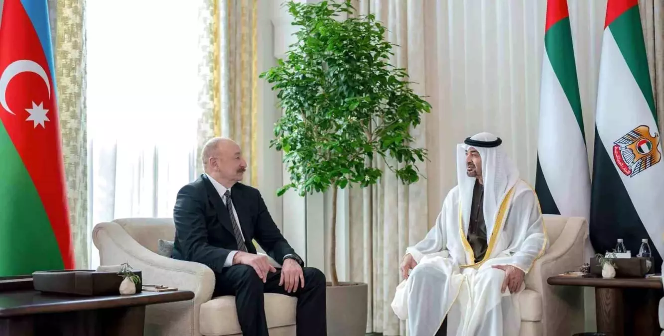 Aliyev ve Al Nahyan İkili İlişkileri Görüştü