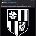 Altayspor’dan Aydınspor’a Destek Mesajı