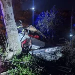 Altınözü’nde Ağaca Çarpan Araçta Sürücü Yaralandı