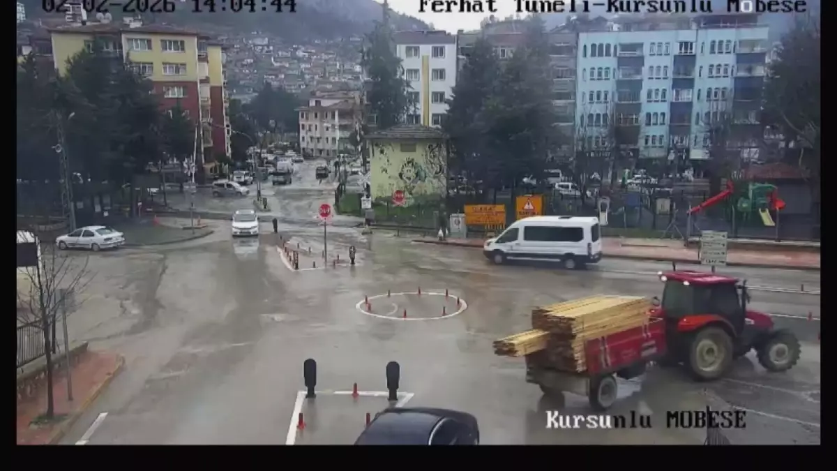 Amasya’da Traktör Kazası
