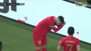 Amedsporlu futbolcu attığı golden sonra saç örme hareketi yaptı