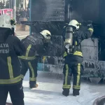 Antalya’da Halk Otobüsünde Yangın
