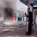 Antalya’da seyir halindeki halk otobüsünde yangın