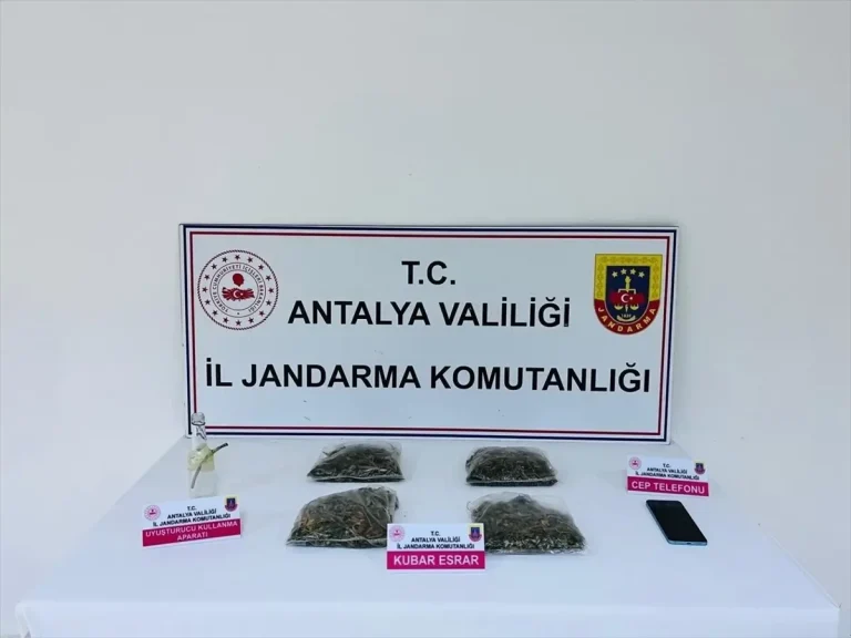 Antalya’da Uyuşturucu Operasyonu: Bir Gözaltı