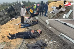 Antalya’daki katliam gibi kazada ilk görüntüler korkunç