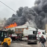 Ataşehir’de İş Yeri Yangını