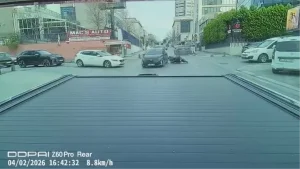 Ataşehir’de Motosiklet Kazası