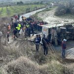 Aydın’da kamyonetin tali yola yuvarlanması sonucu 1 kişi hayatını kaybetti