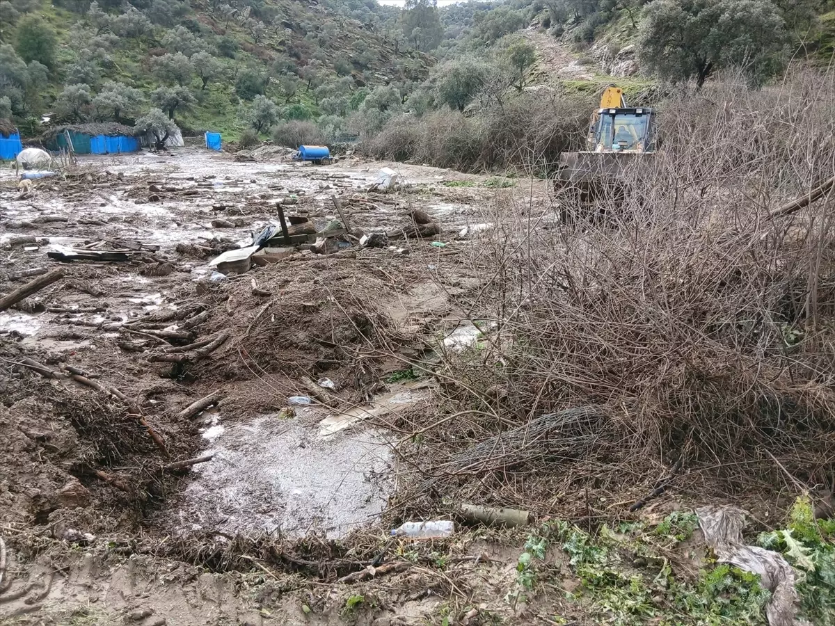 Aydın’da Sel ve Toprak Kayması: 44 Koyun Telef Oldu
