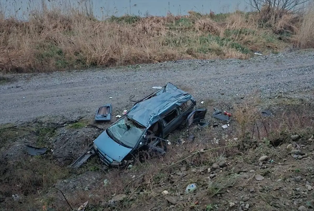 Bafra’da Trafik Kazası: İki Yaralı