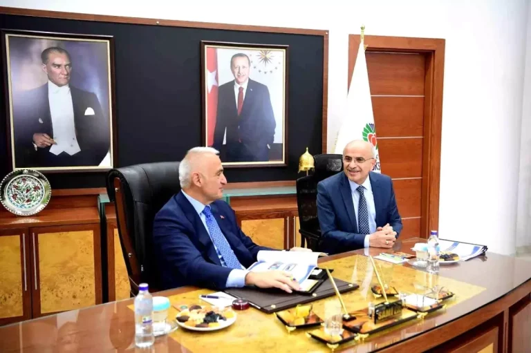 Bakan Ersoy’dan Başkan Er’e ziyaret