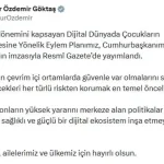 Bakan Göktaş’tan Çocuklar İçin Eylem Planı