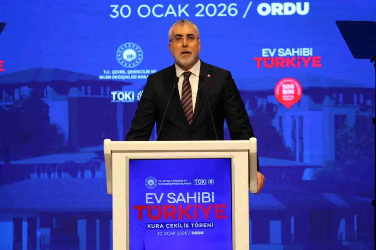 Bakan Işıkhan: “500 bin konut projesi Türkiye tarihinde şimdiye kadar atılmış en büyük adım”