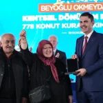 Bakan Kurum, Beyoğlu Okmeydanı Kentsel Dönüşüm Projesi 778 Konut Kura Çekim Töreni’nde konuştu Açıklaması