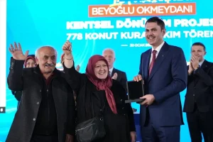 Bakan Kurum, Beyoğlu Okmeydanı Kentsel Dönüşüm Projesi 778 Konut Kura Çekim Töreni’nde konuştu Açıklaması