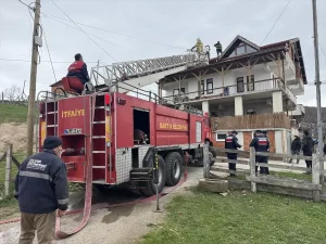 Bartın’da Ev Yangını Söndürüldü
