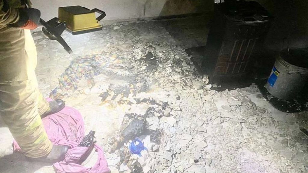 Bartın’da sobadan çıkan kıvılcımlar yangına neden oldu